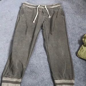 american eagle faded jogger sweats!